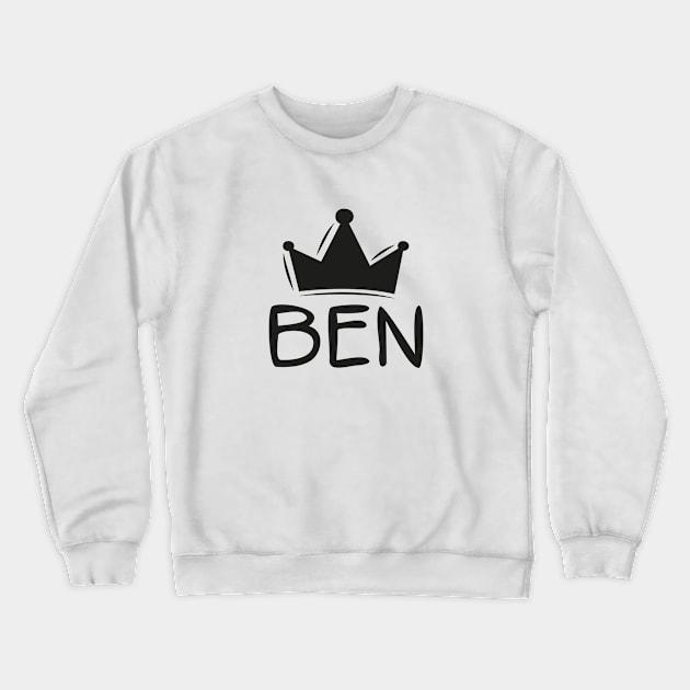 Ben name, Sticker design. Crewneck Sweatshirt by khaled